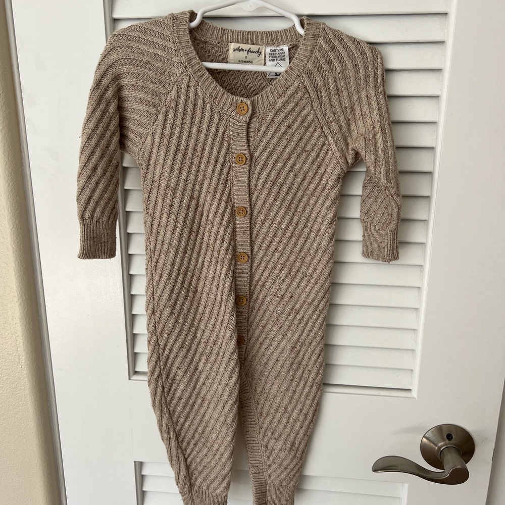 Wilson + Frenchy Kit Button-Up Onsie